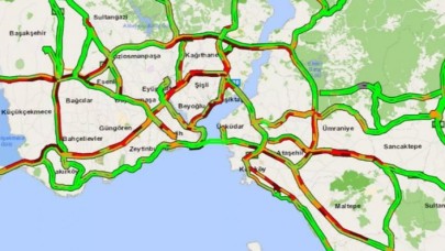 İstanbul'da kısıtlamaya saatler kala trafik yoğunluğu