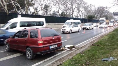 İstanbul trafiği kilitleyen kaza