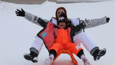 Kartalkaya'da yarıyıl tatili yoğunluğu yaşanıyor