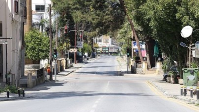 KKTC'de sokaklar bomboş