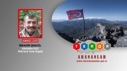 PKK'ya bir darbe daha: Kırmızı kategorideki İbrahim Şengül etkisiz