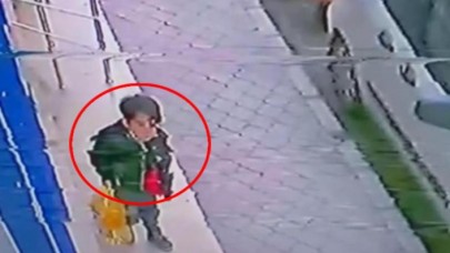 Sözün bittiği yer: Anne ve babasının gözü önünde 5 litrelik yağı çaldı!