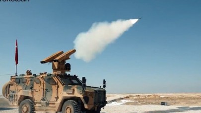 Sungur Hava Savunma Sistemi testlerde hareketli hedefi vurdu