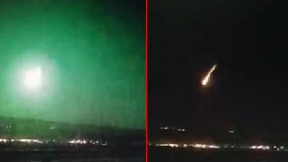 Türkiye semalarında ürküten görüntüler: Düşen meteor çok sayıda ilden görüldü