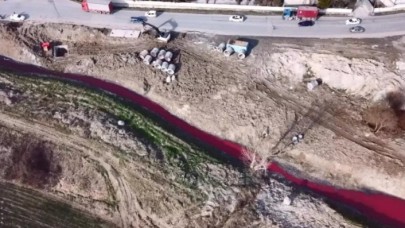 Arnavutköy'de 'kırmızı dere' tedirginliği