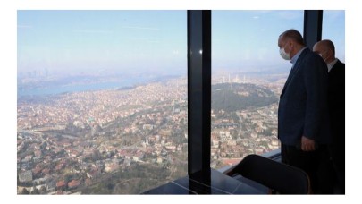 Cumhurbaşkanı Erdoğan Üsküdar Çamlıca Kulesi'ni inceledi