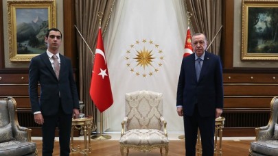 Cumhurbaşkanı Erdoğan,  Muhsin Yazıcıoğlu'nun oğlu Fatih Furkan Yazıcıoğlu'nu kabul etti