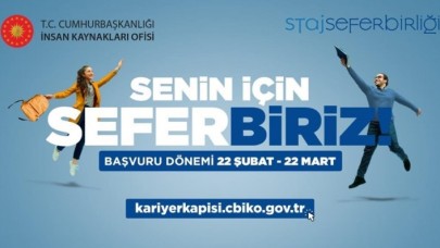 Cumhurbaşkanlığı İnsan Kaynakları Ofisinin 'Staj Seferbirliği'ne 55 binden fazla öğrenci başvurdu