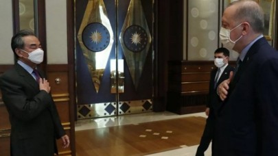 Erdoğan,  Çin Dışişleri Bakanı Wang Yi'yi kabul etti