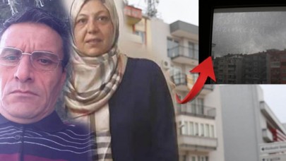 Eşini öldürdükten sonra 'Oh be' diye bağıran katil kocanın camlara yazdığı yazılar dikkat çekti!