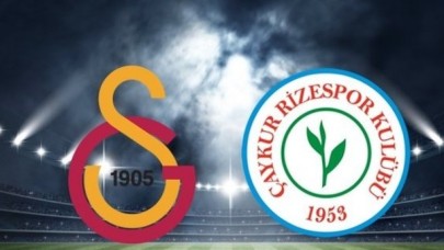 Galatasaray,  Çaykur Rizespor karşısında: İlk onbirler belli oldu