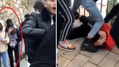 Gençlik nereye gidiyor? Erkekler kavga etti,  kızlar ‘vurun’ diye tezahürat yaptı