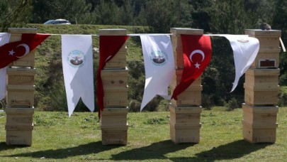 İzmir'de 100 Roman kadına,  1000 arı kovanı hibe edildi