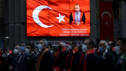 Savcı Kiraz'ın şehadetinin 6. yılında İstanbul Adliyesi'nde hüzünlü tören