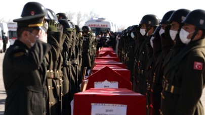 Şehitleri,  Elazığ’da silah arkadaşları uğurladı