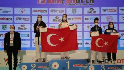 Tekvando Turnuvasında Türk sporcular,  5'i altın 23 madalya elde etti