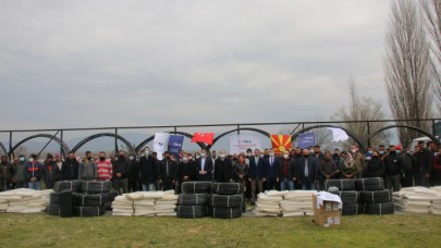 TİKA,  Kuzey Makedonya'daki 140 aileye seracılık ekipmanları ve tohum desteğinde bulundu