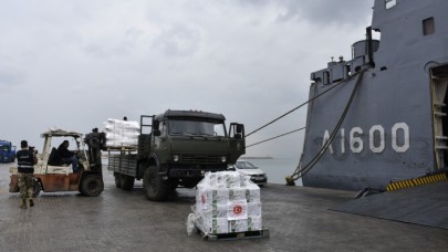 TSK,  Lübnan ordusuna 260 tondan fazla gıda yardımında bulundu