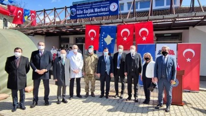 Türk askerinden Kosova'daki tek Türk belediyesi Mamuşa'ya sağlık alanında destek