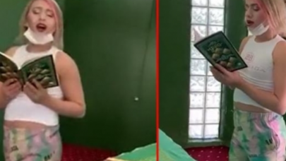 Bir burası kalmıştı: Türbede çekilen TikTok videosuna tepki yağıyor!