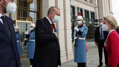 Cumhurbaşkanı Erdoğan'dan AB heyeti ile kritik görüşme