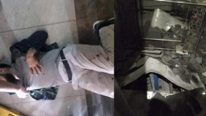 Diyarbakır'da feci kaza: Halatlar koptu,  baba oğul apartmanın zeminine çakıldı