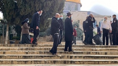Fanatik Yahudilerden Hamursuz Bayramı'nda Mescid-i Aksa'ya baskın