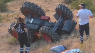 Manisa'da feci kaza: Traktör sürücüsü İsmail Kapar öldü!