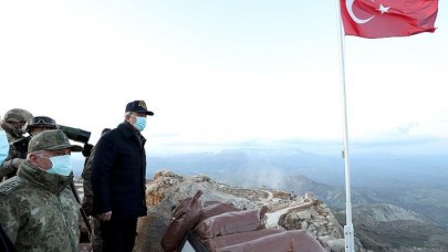 Şırnak'ta terör toplantısı: Hulusi Akar ve TSK komuta heyeti Namaz Dağı'nda
