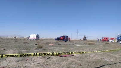 Son dakika: Konya'da uçak düştü!