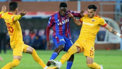 Trabzonspor-Kayserispor: Bakasetas'ın golü de yetmedi