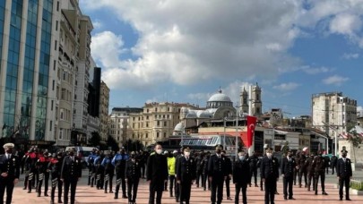 Türk Polis Teşkilatının kuruluşunun 176. yılı Taksim'de kutlandı