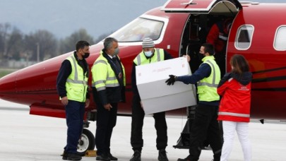 Türkiye'nin hibe ettiği Kovid-19 aşısı Bosna Hersek'e ulaştı