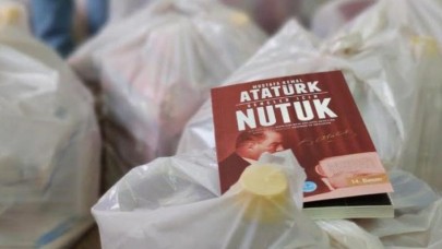 Ülkü Ocakları'nın dağıttığı 'Nutuk' kitabı,  İlçe Milli Eğitim Müdürü tarafından yasaklandı