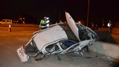 Aksaray'da kaza: Yusuf Gül öldü,  Murat İleri ve Alper Mutlu yaralandı