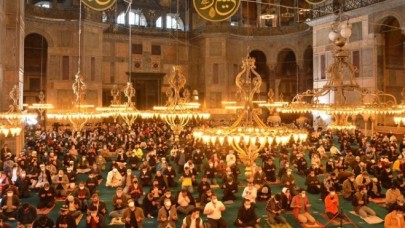 Ayasofya'da 87 yıl sonra bir ilk!