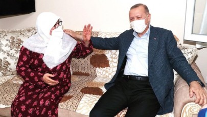 Cumhurbaşkanı Erdoğan'ın ziyaret ettiği 65 yaşındaki Mahruze Keleş: Dünyalar benim oldu