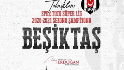 Cumhurbaşkanı Erdoğan'dan Beşiktaş açıklaması