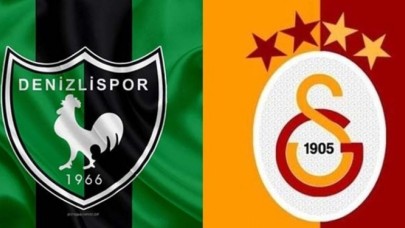 Denizlispor-Galatasaray: İlk onbirler belli oldu