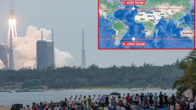 Dünya'ya düşecek dev roketle ilgili korkutan harita: Türkiye'deki bu şehirler ciddi risk altında!