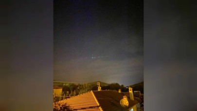 Gökyüzünde esrarengiz ışıklar!