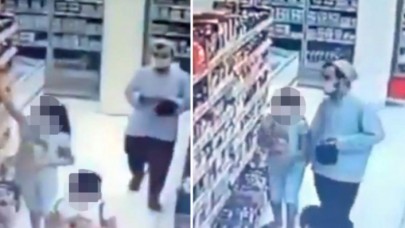 İnsanlığımızdan utandık! Markette alışveriş yapan kız çocuğunu istismar etti