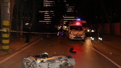 İzmir'de kaza: Motosiklet sürücüsü Abdullah Barış Çay öldü