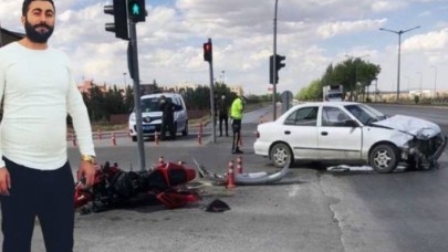 Konya'da motosikletiyle otomobile çarptı: Halil Binbirdağ öldü
