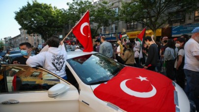 New York'ta  Protesto: İsrail savaş suçu işliyor,  ABD'de suç ortağı