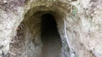 Suriye'den Türkiye istikametine kazılan tünel tespit edildi