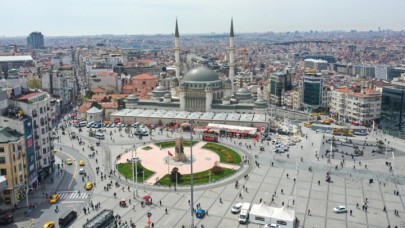 Taksim'e yapılan cami yarın açılıyor
