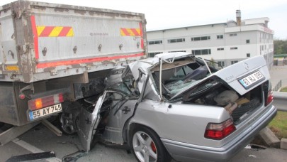 Ünye'de feci kaza: Ali Yüksel öldü