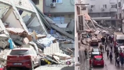 Zeytinburnu'nda 5 katlı bina çöktü