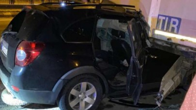 Araklı'da feci kaza: Hasan Karabıyık,  aracıyla tırın altına girdi